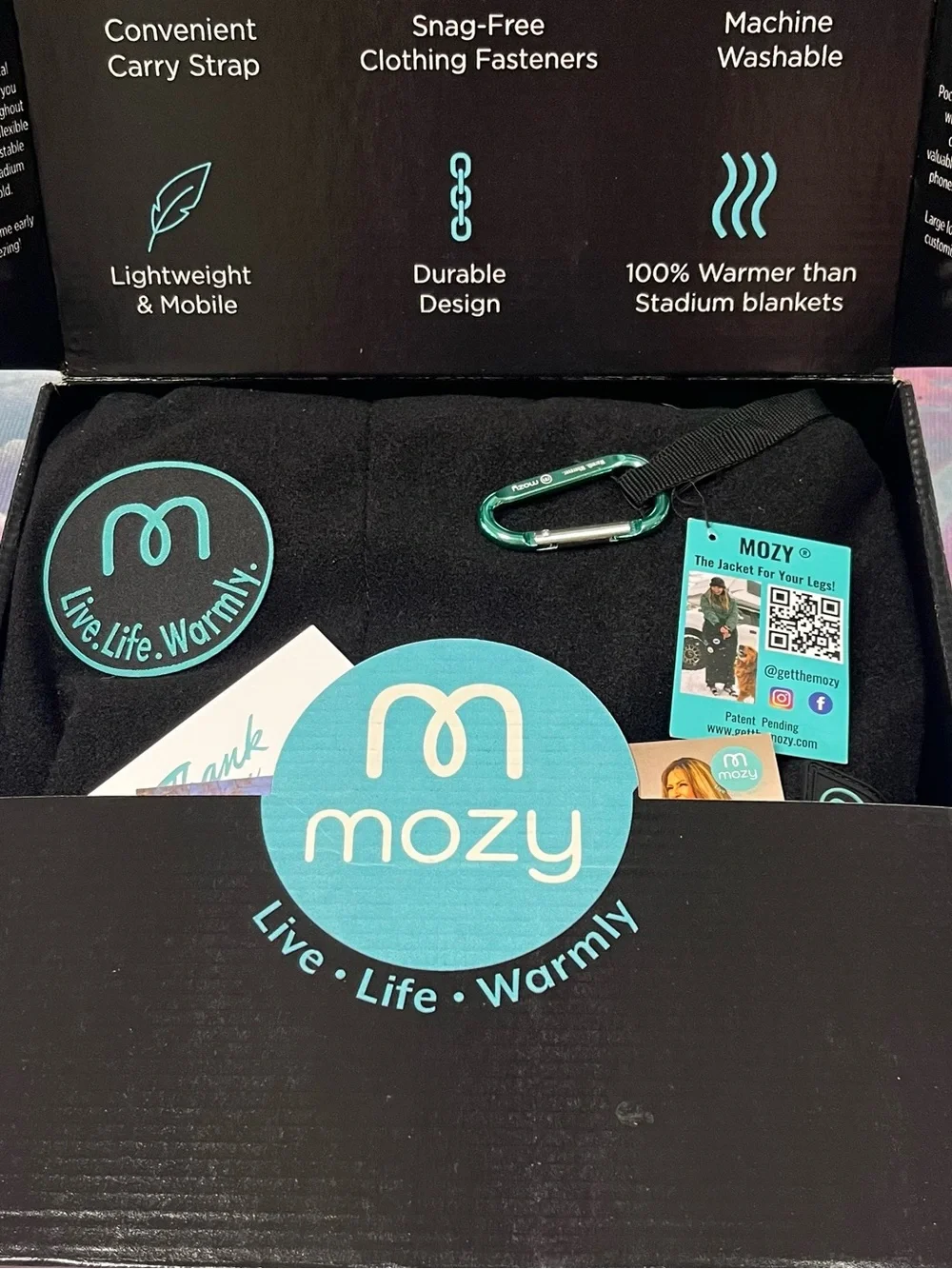 Mozy stadium blanket